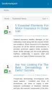 How bookmarkport.com looks like on a mobile device such as an iPhone.