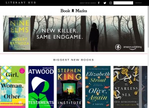 How bookmarks.reviews looks like on a tablet such as an iPad.