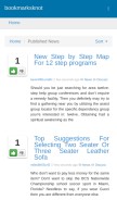 How bookmarksknot.com looks like on a mobile device such as an iPhone.