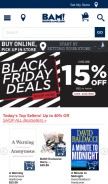 How booksamillion.com looks like on a mobile device such as an iPhone.