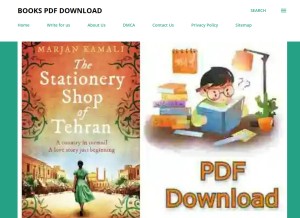How bookspdfdownload.com looks like on a tablet such as an iPad.