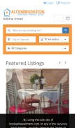 How booksplitapartment.com looks like on a mobile device such as an iPhone.