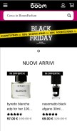 How boomparfum.com looks like on a mobile device such as an iPhone.