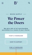How boonsupply.com looks like on a mobile device such as an iPhone.