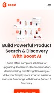 How boostcommerce.net looks like on a mobile device such as an iPhone.