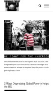 How borgenproject.org looks like on a mobile device such as an iPhone.