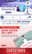 How boscovs.com looks like on a mobile device such as an iPhone.