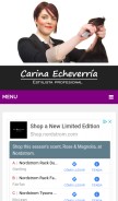 How botoxcapilar.org looks like on a mobile device such as an iPhone.