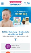 How bottamnhanhung.vn looks like on a mobile device such as an iPhone.