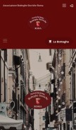 How botteghestoricheroma.com looks like on a mobile device such as an iPhone.