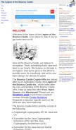 How bouncycastle.org looks like on a mobile device such as an iPhone.