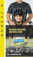 How bouticycle.com looks like on a mobile device such as an iPhone.