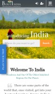 How boutindia.com looks like on a mobile device such as an iPhone.
