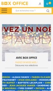 How box.fr looks like on a mobile device such as an iPhone.