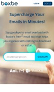 How boxbe.com looks like on a mobile device such as an iPhone.