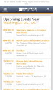 How boxofficeticketsales.com looks like on a mobile device such as an iPhone.