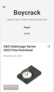 How boycrack345.blogspot.com looks like on a mobile device such as an iPhone.