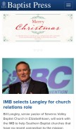 How bpnews.net looks like on a mobile device such as an iPhone.