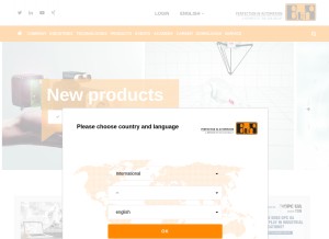 How br-automation.com looks like on a tablet such as an iPad.