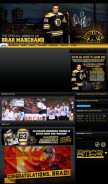 How bradmarchand.com looks like on a mobile device such as an iPhone.
