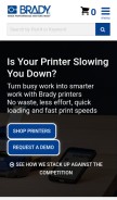 How bradyid.com looks like on a mobile device such as an iPhone.