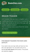 How brainden.com looks like on a mobile device such as an iPhone.