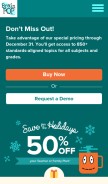 How brainpop.com looks like on a mobile device such as an iPhone.