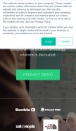 How brandify.com looks like on a mobile device such as an iPhone.
