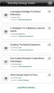 How brandingstrategyinsider.com looks like on a mobile device such as an iPhone.