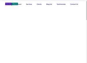 How brandlocking.com looks like on a tablet such as an iPad.