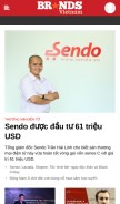 How brandsvietnam.com looks like on a mobile device such as an iPhone.