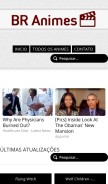 How branimes.com looks like on a mobile device such as an iPhone.