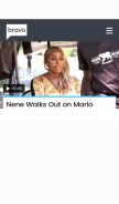 How bravotv.com looks like on a mobile device such as an iPhone.