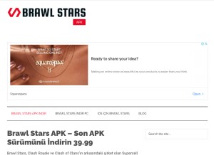 How brawlstarsapk.net looks like on a tablet such as an iPad.