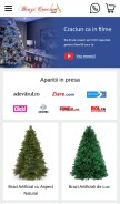 How brazicraciun.net looks like on a mobile device such as an iPhone.