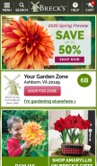 How brecks.com looks like on a mobile device such as an iPhone.
