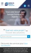 How bred.fr looks like on a mobile device such as an iPhone.