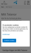 How bredband.com looks like on a mobile device such as an iPhone.