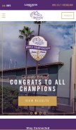 How breederscup.com looks like on a mobile device such as an iPhone.