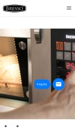 How bresso-oven.com looks like on a mobile device such as an iPhone.