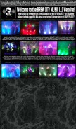 How brewcitymusic.com looks like on a mobile device such as an iPhone.