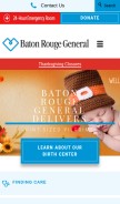 How brgeneral.org looks like on a mobile device such as an iPhone.