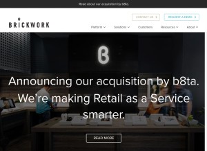 How brickworksoftware.com looks like on a tablet such as an iPad.