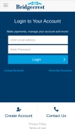 How bridgecrest.com looks like on a mobile device such as an iPhone.