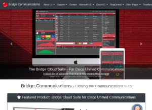 How bridgeoc.com looks like on a tablet such as an iPad.