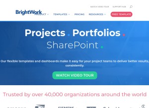 How brightwork.com looks like on a tablet such as an iPad.