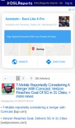 How broadbandreports.com looks like on a mobile device such as an iPhone.