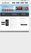 How broadcastify.com looks like on a mobile device such as an iPhone.
