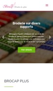 How brocaplus.com looks like on a mobile device such as an iPhone.