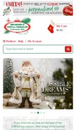 How bronners.com looks like on a mobile device such as an iPhone.